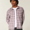 Boxy flanellskjorte
