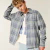 Boxy flanellskjorte