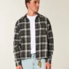 Boxy flanellskjorte