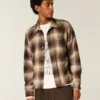 Boxy flanellskjorte