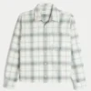 Boxy flanellskjorte