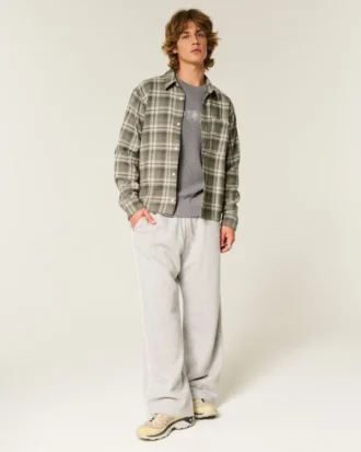 Boxy flanellskjorte