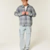 Boxy flanellskjorte