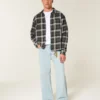 Boxy flanellskjorte