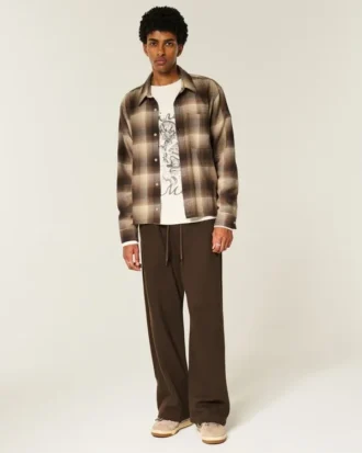 Boxy flanellskjorte