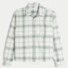 Boxy flanellskjorte