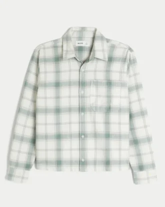 Boxy flanellskjorte