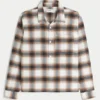 Boxy flanellskjorte