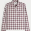 Boxy flanellskjorte