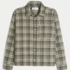 Boxy flanellskjorte