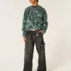 Boxy Fuzzy Crew Sweater