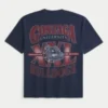 Boxy Gonzaga University Bulldogs grafisk T-skjorte