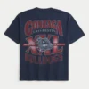 Boxy Gonzaga University Bulldogs grafisk T-skjorte