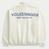 Boxy Half-Zip Volkswagen Graphic Sweatshirt