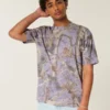 Boxy Heavyweight Camo Crew T-skjorte