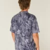 Boxy Heavyweight Camo Crew T-skjorte