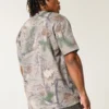 Boxy Heavyweight Camo Crew T-skjorte