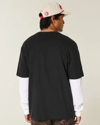 Boxy Heavyweight Cotton Crew T-skjorte
