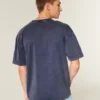 Boxy Heavyweight Cotton Crew T-skjorte