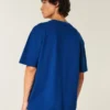 Boxy Heavyweight Cotton Crew T-skjorte