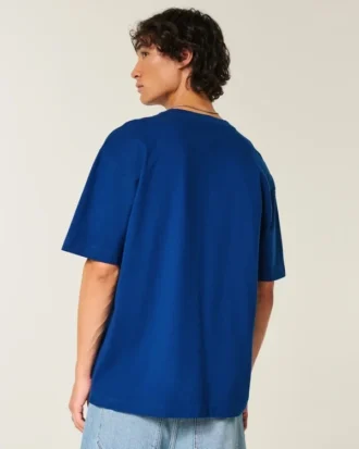 Boxy Heavyweight Cotton Crew T-skjorte