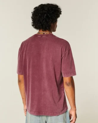 Boxy Heavyweight Cotton Crew T-skjorte
