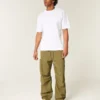Boxy Heavyweight Cotton Crew T-skjorte