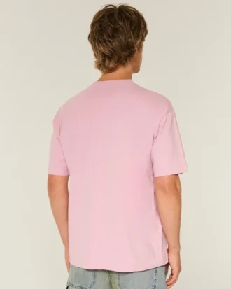 Boxy Heavyweight Cotton Crew T-skjorte