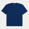 Boxy Heavyweight Cotton Crew T-skjorte