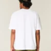 Boxy Heavyweight Cotton Crew T-skjorte