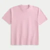 Boxy Heavyweight Cotton Crew T-skjorte