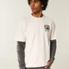 Boxy Heavyweight Dodge Challenger SRT Hellcat Graphic Tee