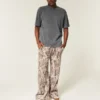 Boxy Heavyweight Washed Cotton Crew T-Shirt