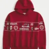 Boxy Indiana University Hoosiers grafisk hettegenser