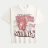 Boxy Indiana University Hoosiers grafisk T-skjorte