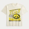 Boxy Iowa Hawkeyes grafisk T-skjorte