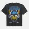 Boxy Jimmie Johnson Team Lowe’s NASCAR grafisk T-skjorte