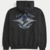 Boxy Lake Tahoe Snowboard Graphic Hoodie