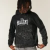 Boxy Leopard Print Dodge Hellcat Graphic Hoodie