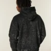 Boxy Leopard Print Dodge Hellcat Graphic Hoodie