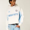 Boxy Manchester City F.C. grafisk hettegenser