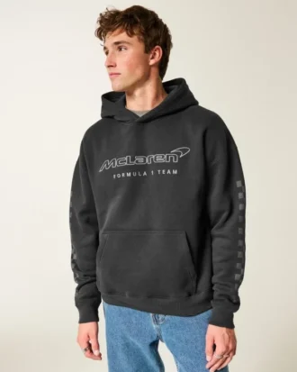 Boxy McLaren grafisk hettegenser