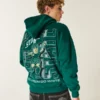 Boxy Michigan State University Spartans grafisk hettegenser
