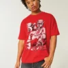 Boxy NC State Wolfpack grafisk T-skjorte
