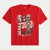 Boxy NC State Wolfpack grafisk T-skjorte