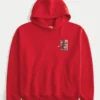 Boxy North Carolina State University Wolfpack grafisk hettegenser