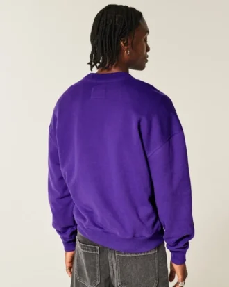 Boxy Northwestern University Wildcats grafisk crew-genser
