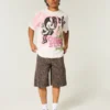 Boxy Ohio State Buckeyes Graphic Tee
