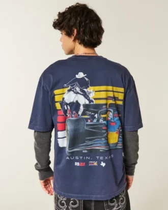 Boxy Oracle Red Bull Racing grafisk T-skjorte