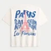 Boxy Paris Saint-Germain F.C. grafisk T-skjorte
